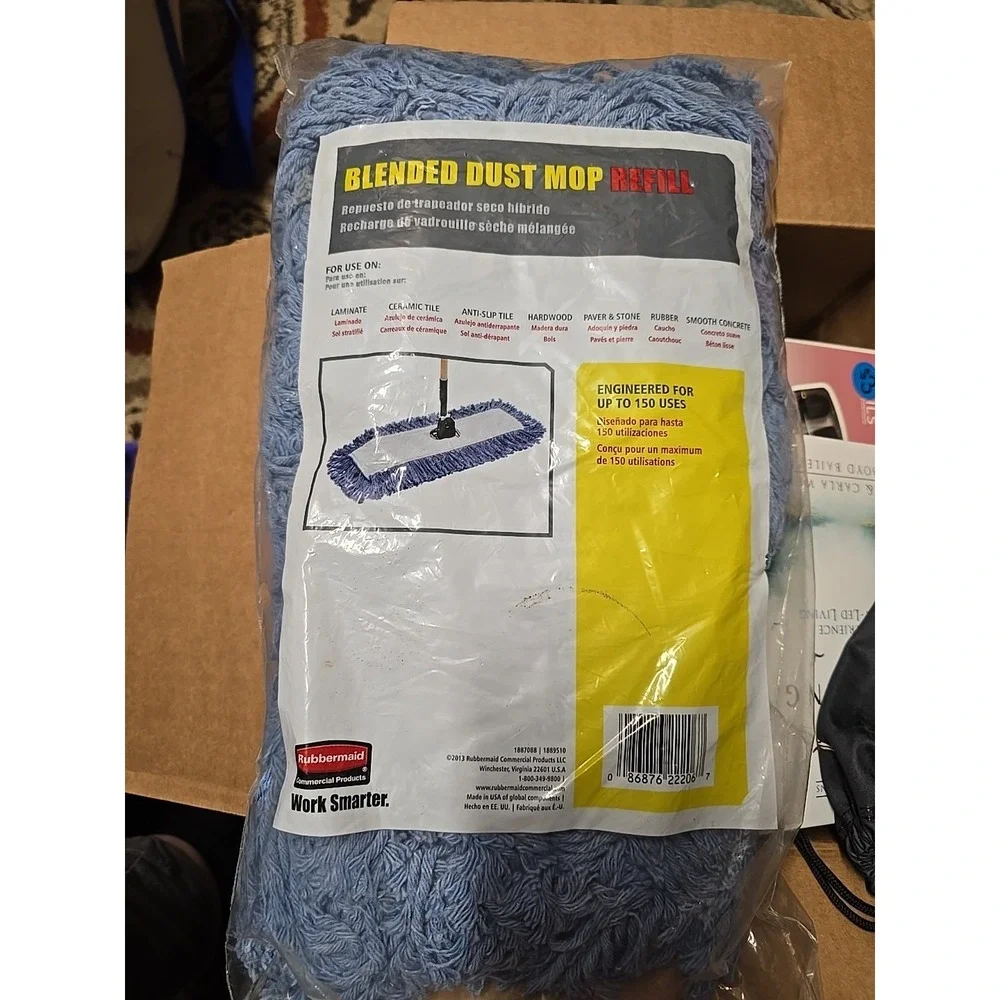 Rubbermaid Commercial Products Blended Dust Mop Refill 24